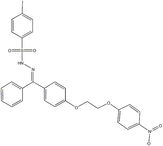 324764-34-3 N'-[[4-(2-{4-nitrophenoxy}ethoxy)phenyl](phenyl)methylene]-4-methylbenzenesulfonohydrazide