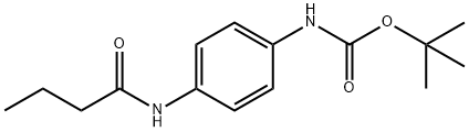 tert-butyl 4-(butyrylamino)phenylcarbamate Structure