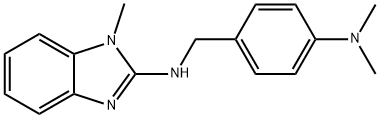 N-[4-(dimethylamino)benzyl]-1-methyl-1H-benzimidazol-2-amine,325822-66-0,结构式