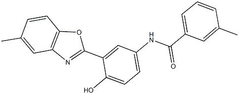 327051-82-1 N-[4-hydroxy-3-(5-methyl-1,3-benzoxazol-2-yl)phenyl]-3-methylbenzamide