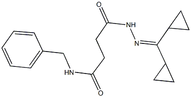 327069-04-5 N-benzyl-4-[2-(dicyclopropylmethylene)hydrazino]-4-oxobutanamide
