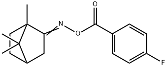1,7,7-trimethylbicyclo[2.2.1]heptan-2-one O-(4-fluorobenzoyl)oxime,328023-71-8,结构式