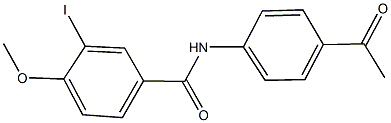N-(4-acetylphenyl)-3-iodo-4-methoxybenzamide Structure