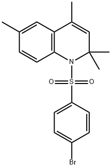 328072-21-5 1-[(4-bromophenyl)sulfonyl]-2,2,4,6-tetramethyl-1,2-dihydroquinoline
