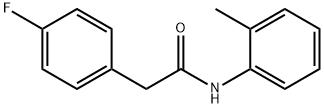 2-(4-fluorophenyl)-N-(2-methylphenyl)acetamide|