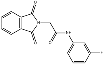 2-(1,3-dioxo-1,3-dihydro-2H-isoindol-2-yl)-N-(3-fluorophenyl)acetamide|