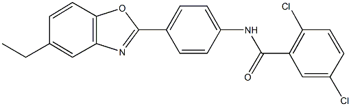 328908-41-4 2,5-dichloro-N-[4-(5-ethyl-1,3-benzoxazol-2-yl)phenyl]benzamide