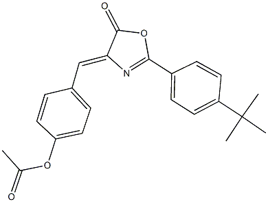 329022-41-5 4-[(2-(4-tert-butylphenyl)-5-oxo-1,3-oxazol-4(5H)-ylidene)methyl]phenyl acetate