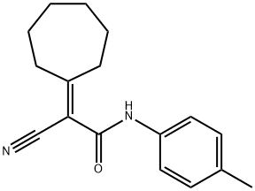 329067-37-0 2-cyano-2-cycloheptylidene-N-(4-methylphenyl)acetamide