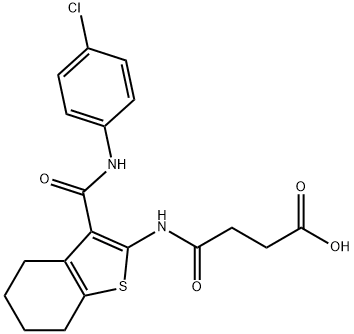 329067-50-7 4-({3-[(4-chloroanilino)carbonyl]-4,5,6,7-tetrahydro-1-benzothien-2-yl}amino)-4-oxobutanoicacid