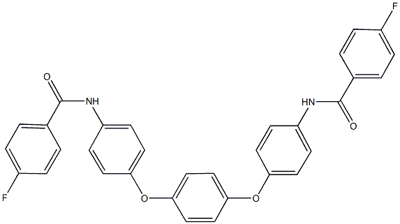 4-fluoro-N-[4-(4-{4-[(4-fluorobenzoyl)amino]phenoxy}phenoxy)phenyl]benzamide|