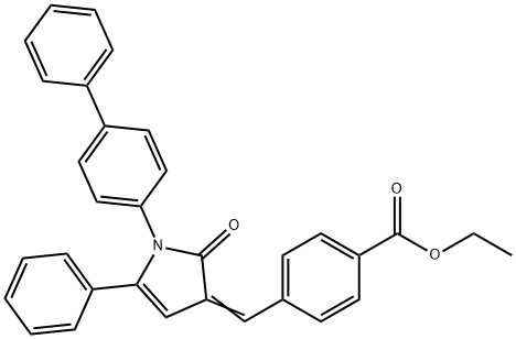 330452-83-0 ethyl 4-[(1-[1,1'-biphenyl]-4-yl-2-oxo-5-phenyl-1,2-dihydro-3H-pyrrol-3-ylidene)methyl]benzoate