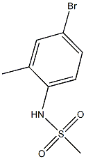 N-(4-bromo-2-methylphenyl)methanesulfonamide Structure