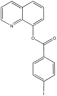 8-quinolinyl 4-iodobenzoate Structure