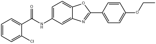 330685-01-3 2-chloro-N-[2-(4-ethoxyphenyl)-1,3-benzoxazol-5-yl]benzamide