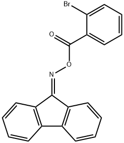 9H-fluoren-9-one O-(2-bromobenzoyl)oxime Structure