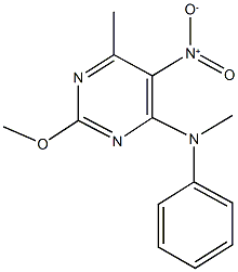 330967-42-5 5-nitro-2-methoxy-4-methyl-6-(methylanilino)pyrimidine