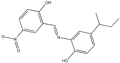 330986-72-6 2-{[(5-sec-butyl-2-hydroxyphenyl)imino]methyl}-4-nitrophenol