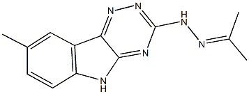acetone (8-methyl-5H-[1,2,4]triazino[5,6-b]indol-3-yl)hydrazone|