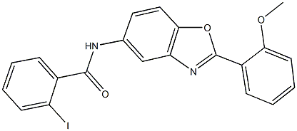 331246-85-6 2-iodo-N-[2-(2-methoxyphenyl)-1,3-benzoxazol-5-yl]benzamide