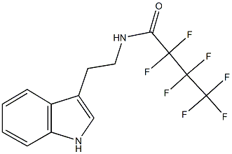 2,2,3,3,4,4,4-heptafluoro-N-[2-(1H-indol-3-yl)ethyl]butanamide Structure
