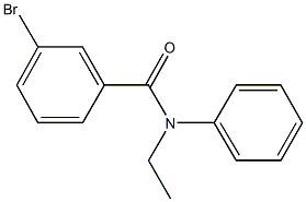 3-bromo-N-ethyl-N-phenylbenzamide Structure