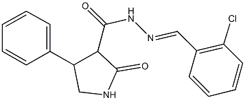 331417-34-6 N'-(2-chlorobenzylidene)-2-oxo-4-phenyl-3-pyrrolidinecarbohydrazide