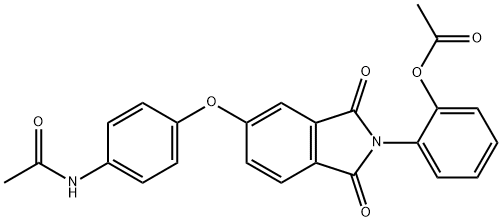 331656-24-7 2-{5-[4-(acetylamino)phenoxy]-1,3-dioxo-1,3-dihydro-2H-isoindol-2-yl}phenyl acetate