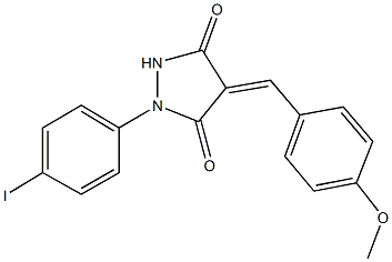 1-(4-iodophenyl)-4-(4-methoxybenzylidene)-3,5-pyrazolidinedione|