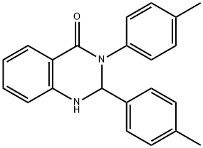 2,3-bis(4-methylphenyl)-2,3-dihydro-4(1H)-quinazolinone,331727-51-6,结构式