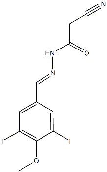 2-cyano-N'-(3,5-diiodo-4-methoxybenzylidene)acetohydrazide|