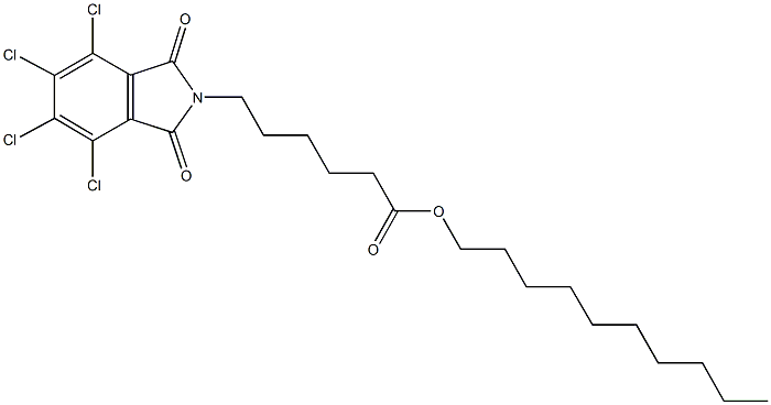 decyl 6-(4,5,6,7-tetrachloro-1,3-dioxo-1,3-dihydro-2H-isoindol-2-yl)hexanoate|