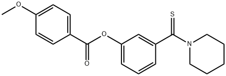 331865-06-6 3-(1-piperidinylcarbothioyl)phenyl 4-methoxybenzoate