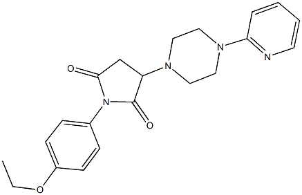 331966-23-5 1-[4-(ethyloxy)phenyl]-3-(4-pyridin-2-ylpiperazin-1-yl)pyrrolidine-2,5-dione