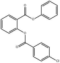 phenyl 2-[(4-chlorobenzoyl)oxy]benzoate Struktur