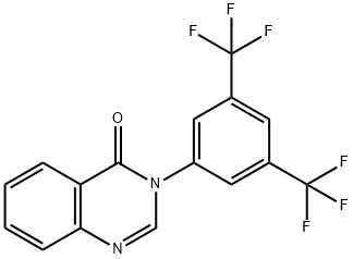 3-[3,5-bis(trifluoromethyl)phenyl]-4(3H)-quinazolinone Structure