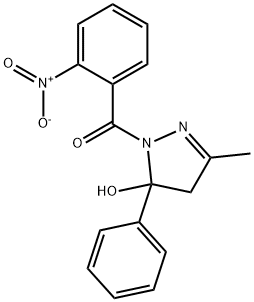 332019-03-1 1-{2-nitrobenzoyl}-3-methyl-5-phenyl-4,5-dihydro-1H-pyrazol-5-ol
