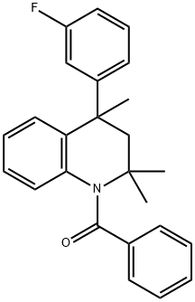 332019-22-4 1-benzoyl-4-(3-fluorophenyl)-2,2,4-trimethyl-1,2,3,4-tetrahydroquinoline