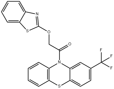 332019-60-0 1,3-benzothiazol-2-yl 2-oxo-2-[2-(trifluoromethyl)-10H-phenothiazin-10-yl]ethyl ether