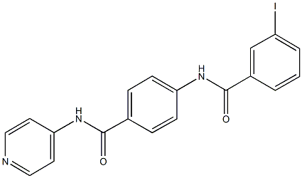 3-iodo-N-{4-[(pyridin-4-ylamino)carbonyl]phenyl}benzamide|