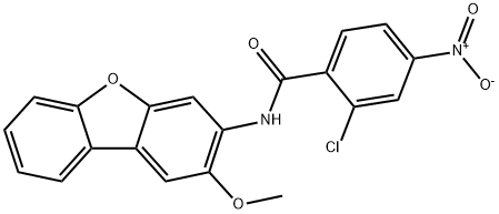 332037-41-9 2-chloro-4-nitro-N-(2-methoxydibenzo[b,d]furan-3-yl)benzamide