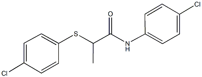 332039-53-9 N-(4-chlorophenyl)-2-[(4-chlorophenyl)sulfanyl]propanamide