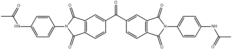 N-{4-[5-({2-[4-(acetylamino)phenyl]-1,3-dioxo-1,3-dihydro-2H-isoindol-5-yl}carbonyl)-1,3-dioxo-1,3-dihydro-2H-isoindol-2-yl]phenyl}acetamide|