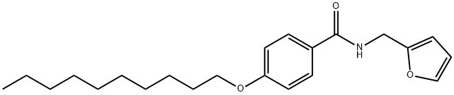 4-(decyloxy)-N-(2-furylmethyl)benzamide|