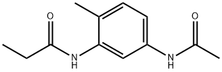 N-[5-(acetylamino)-2-methylphenyl]propanamide Struktur
