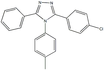 332910-20-0 3-(4-chlorophenyl)-4-(4-methylphenyl)-5-phenyl-4H-1,2,4-triazole