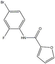 N-(4-bromo-2-fluorophenyl)-2-furamide Structure