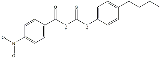 N-(4-butylphenyl)-N'-{4-nitrobenzoyl}thiourea,333419-71-9,结构式