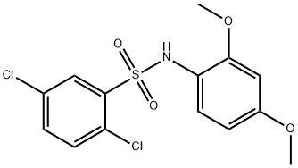 2,5-dichloro-N-(2,4-dimethoxyphenyl)benzenesulfonamide,333430-36-7,结构式