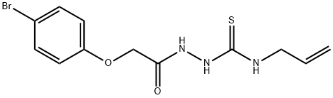 N-allyl-2-[(4-bromophenoxy)acetyl]hydrazinecarbothioamide|